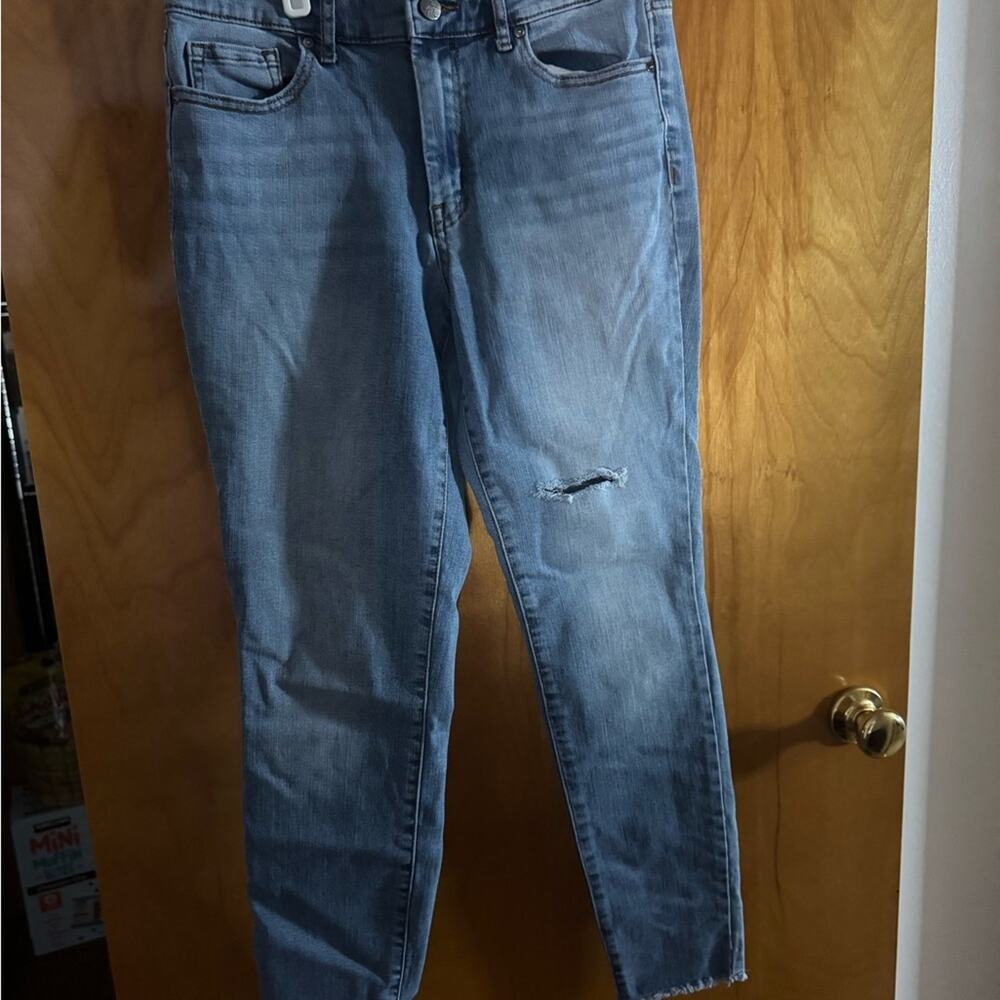 Jessica Simpson High Rise Skinny Blue Jeans - size 4